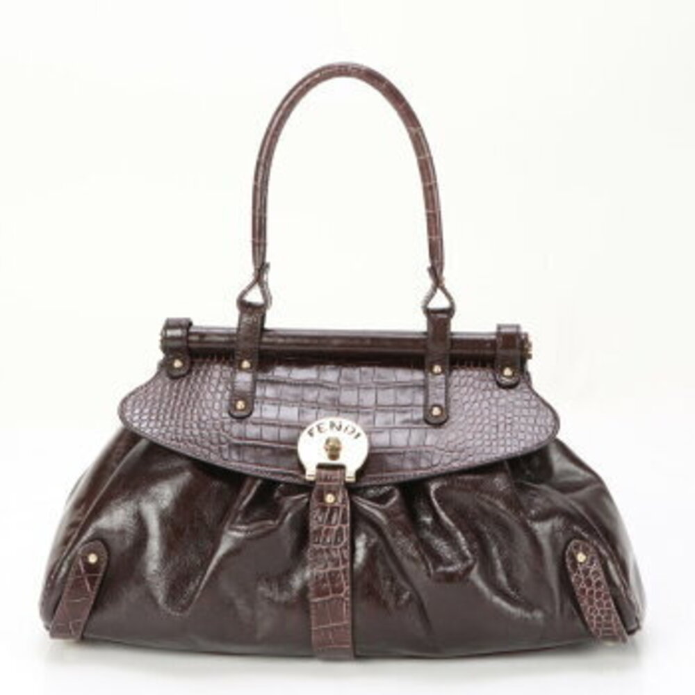 Fendi Bolsa Magic Crocodile leather Shoulder Bag Y
